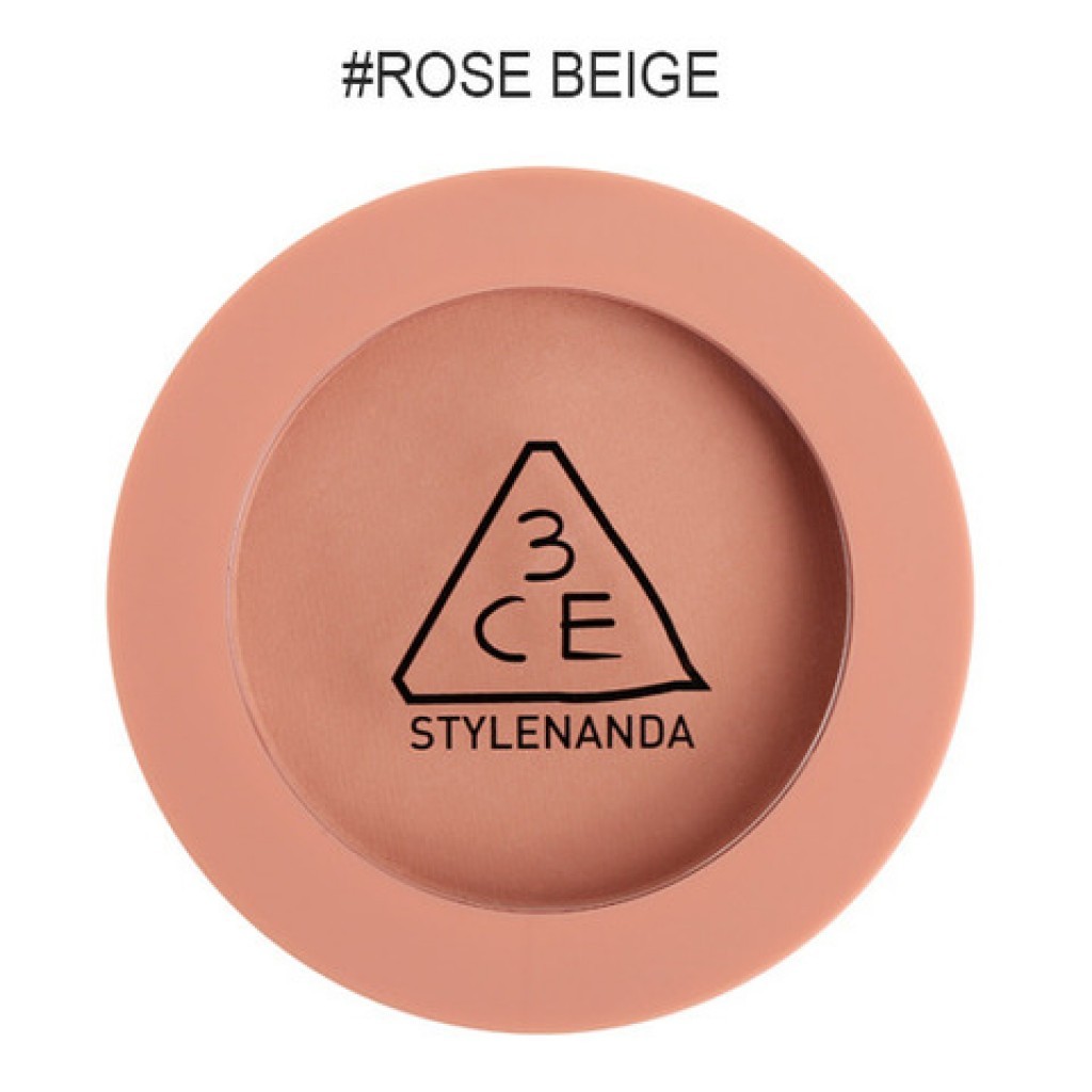 Phấn Má Hồng 3CE Mood Recipe Face Blusher - Rose beige - Mỹ phẩm hàng hiệu cao cấp USA, UK | Ali Son Mac