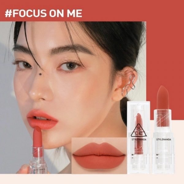 3CE Soft Matte Lipstick Clear Layer Edition Focus On Me